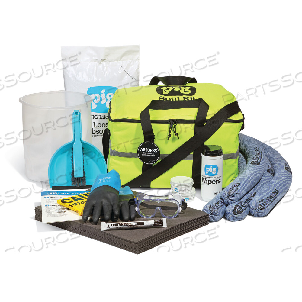OEM#: KIT624КОМПЛЕКТ ДЛЯ РАЗЛИВОВ В ГРУЗОВИКЕ ХИМИКАТОВ/ОПАСНЫХ МАТЕРИАЛОВ ЖЕЛТЫЙ от New Pig Corporation