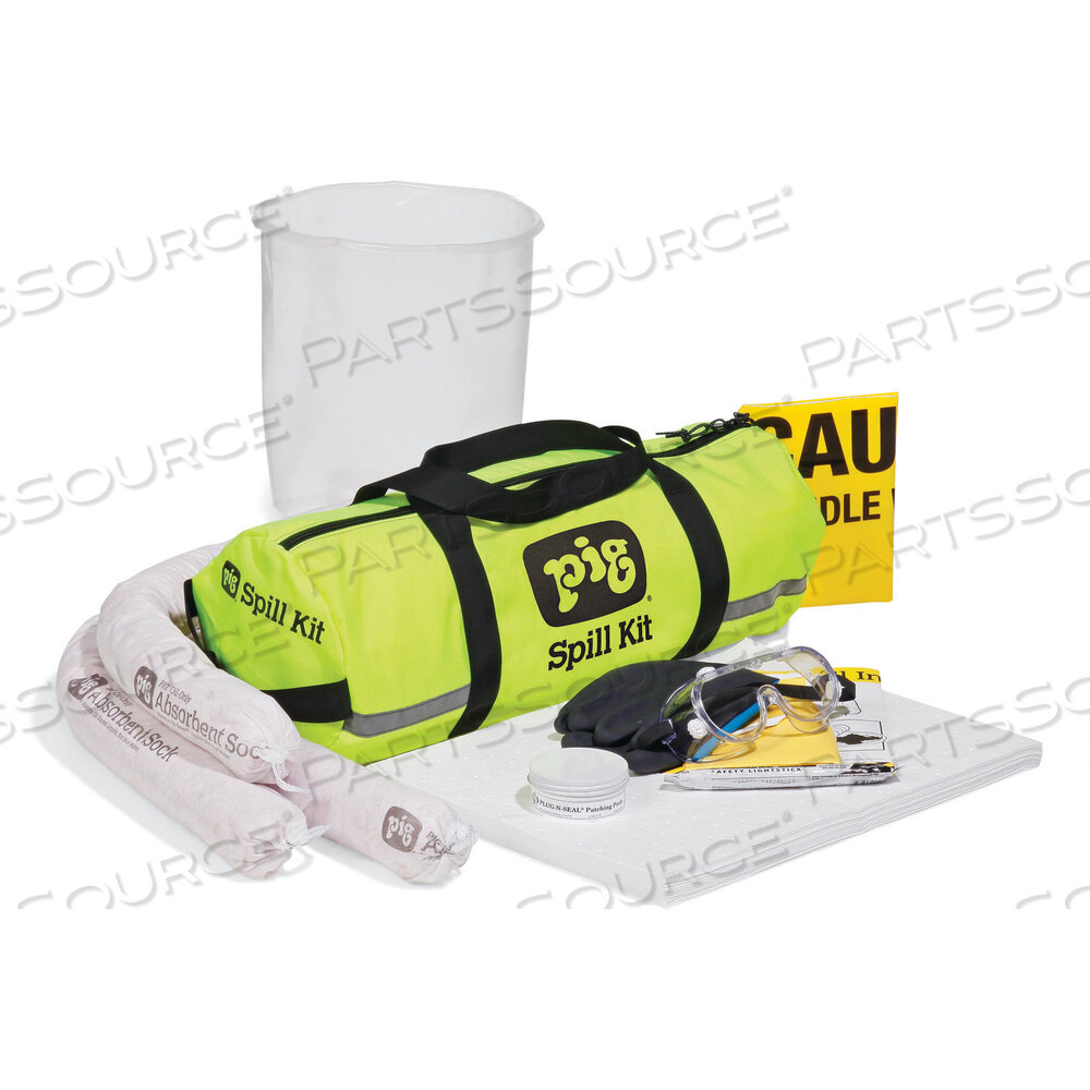 OEM#: KIT627PIG НАБОР ДЛЯ УСТРАНЕНИЯ РАЗЛИВОВ МАСЛА В ГРУЗОВИКЕ В СПОРТИВНОЙ СУМКЕ от New Pig Corporation