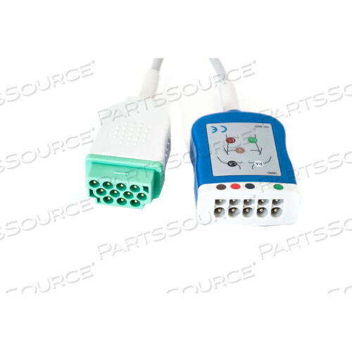 Заменяет Vyaire Medical Inc. 2022948-002E9002ZB, 164L0025, 2022948-002, 412931-001 GE 5 LEADWIRE ЭКГ МАГИСТРАЛЬНЫЙ КАБЕЛЬ 8 ФУТОВ. СОВМЕСТИМ С OEM