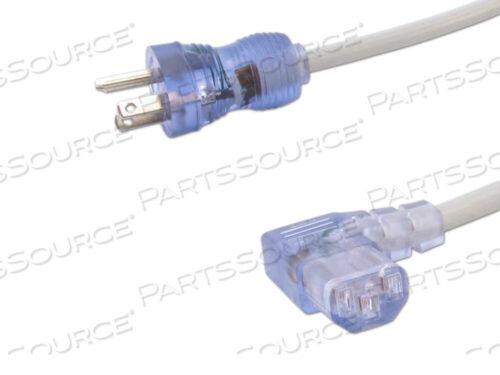 Заменяет Valleylab / Устройства на основе энергии - Covidien 207002060ШНУР ПИТАНИЯ, 18 ФУТОВ, 13 А, 125 В, 16 AWG, NEMA 5-15P TO IEC 320-C13 ПРЯМОЙ УГОЛ, КЛАССА ДЛЯ МЕДИЦИНСКОГО ОБОРУДОВАНИЯ