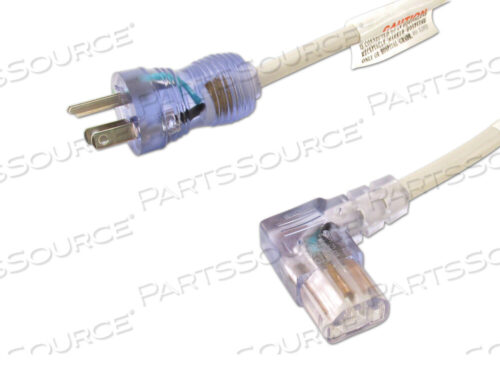 OEM#: RPC78518FT 16 AWG NEMA 5-15P - C13L ШНУР ПИТАНИЯ ДЛЯ МЕДИЦИНСКОГО КЛАССА - СЕРЫЙ от Replacement Parts Industries (RPI)