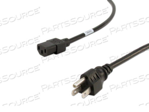 Заменяет Beckman Coulter X01-002532-001ШНУР ПИТАНИЯ, 8 ФУТОВ, 10 А, 125 В, 18 AWG, NEMA 5-15P TO IEC 320-C13, МЕДИЦИНСКОГО КЛАССА