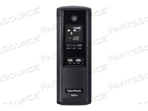 ИНТЕЛЛЕКТУАЛЬНЫЙ ЖК-ДИСПЛЕЙ BRG1500AVRLCD, ИБП, AC 120 В, 900 ВТ, 1500 ВА, 9 АЧ, RS-232, USB, ВЫХОДНЫЕ РАЗЪЕМЫ: 12