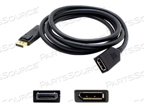OEM#: DISPLAYPORTMF6FADDON 6-футовый черный кабель DISPLAYPORT 1.2 «папа-мама», максимальное разрешение до 3840X2 от ADDON