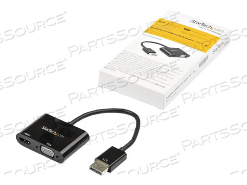 OEM#: DP2VGAHD20STARTECH.COM АДАПТЕР DISPLAYPORT - HDMI VGA, КОНВЕРТЕР DISPLAYPORT 1.2 HBR2 - HDMI 2.0 (4K 60 Гц) ИЛИ VGA 1080P, АДАПТЕР DP - HDMI ИЛИ VGA ДЛЯ МОНИТОРА от StarTech.com Ltd.
