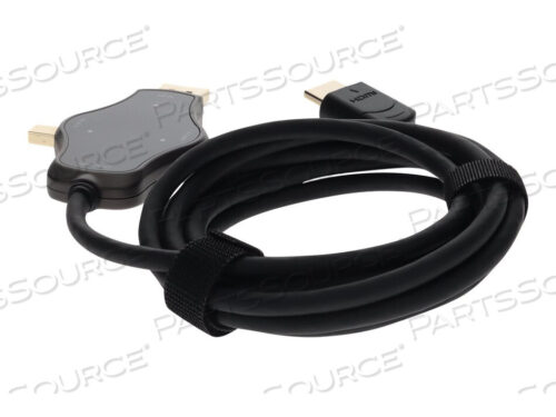 OEM#: HDMI4KDPMDPC-AAADDON HDMI 1.4 MALE TO DISPLAYPORT, MINI-DISPLAYPORT, USB 3.1 (C) MALE BLACK ADA by ADDON
