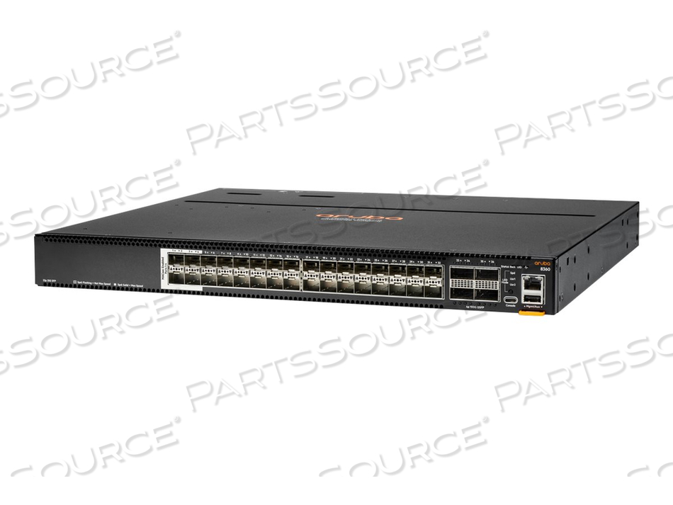 HPE ARUBA CX 8360-32Y4C, КОММУТАТОР, L3, УПРАВЛЯЕМЫЙ, 28 X 1/10/25 GIGABIT SFP / SFP+ / SFP28 + 4 X 10 GIGABIT / 25 GIGABIT SFP28 + 4 X 40/100 GIGABIT QS