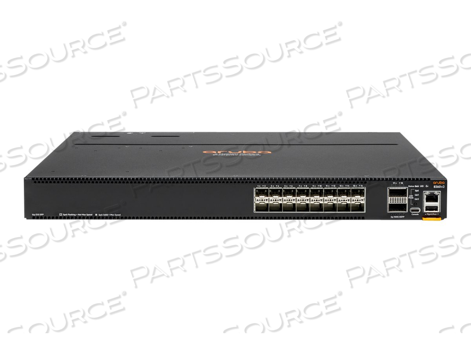 HPE ARUBA CX 8360-16Y2C V2, КОММУТАТОР, L3, УПРАВЛЯЕМЫЙ, 16 X 1/10/25 GIGABIT ETHERNET SFP / SFP+ / SFP28 + 2 X 40/100 GIGABIT QSFP+ / QSFP28, ОБРАТНО НА FR