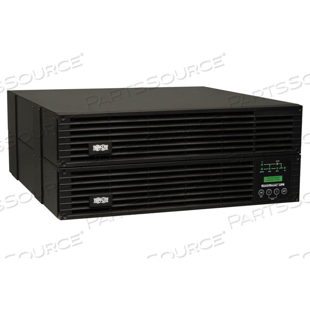 OEM#: SU6000RT4UHV6KVA UPS SMART ONLINE RACKMOUNT HIGH VOLTAGE 208/240V USB DB9 4U by Tripp Lite