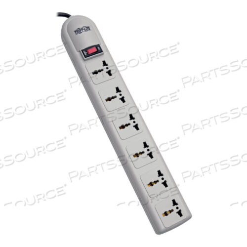OEM#: SUPER6OMNIBINTERNATIONAL SURGE PROTECTOR STRIP 230V 6 UNIVERAL OUTLET от Tripp Lite