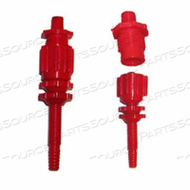 ДИАМЕТР ИНДЕКС СИСТЕМЫ БЕЗОПАСНОСТИ СБОРКА НИППЕЛЯ С РУЧНОЙ ЗАТЯЖКОЙ, DISS НАРУЖНАЯ X DISS ВНУТРЕННЯЯ, ПЛАСТИКОВАЯ