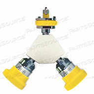 OEM#: YB-CO-OHUA-OHY-BLOCK COUPLER, 1/8 ДЮЙМА FNPT, ВОЗДУХ, ЖЕЛТЫЙ от Ohio Medical, LLC