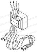 Заменяет A-dec 28-0724-00ТРАНСФОРМАТОР, 120/240 В, 50/60 ГЦ