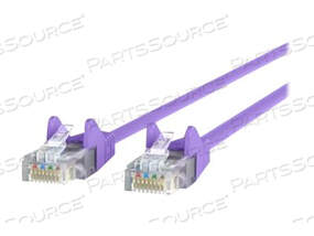 OEM#: A3L980-25-PUR-S25FT CAT6 SNAGLESS PATCH CABLE, UTP, PURPLE PVC JACKET, 23AWG, 50 MICRON, GOLD P by Belkin