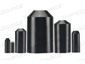 OEM#: HSEC0.8-XPANDUIT ТЕРМОУСАДОЧНАЯ КОНЦЕВАЯ ЗАГЛУШКА С КЛЕЕМ - ТЕРМОУСАДОЧНАЯ ТРУБКА - 2,1 ДЮЙМА - ЧЕРНАЯ от Panduit