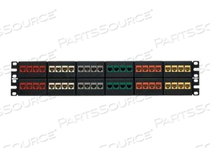 OEM#: NKFP48YPANDUIT NETKEY МОДУЛЬНАЯ ЛИЦЕВАЯ ПАНЕЛЬ ПАТЧ-ПАНЕЛИ - ПАТЧ-ПАНЕЛЬ - ЧЕРНАЯ - 2U - 19 - 48 ПОРТОВ от Panduit