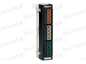 OEM#: NKFP12WPANDUIT NETKEY МОДУЛЬНАЯ ЛИЦЕВАЯ ПАНЕЛЬ ПАТЧ-ПАНЕЛИ - ПАТЧ-ПАНЕЛЬ - ЧЕРНАЯ - 19 - 12 ПОРТОВ от Panduit