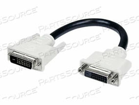 OEM#: DVIDEXTAA6IN6IN DVI-D DUAL LINK DIGITAL PORT SAVER УДЛИНИТЕЛЬНЫЙ КАБЕЛЬ M/F - УДЛИНИТЕЛЬНЫЙ КАБЕЛЬ DVI - DUAL LINK - DVI-D (M) - DVI-D (F) - 6 В - ЧЕРНЫЙ от StarTech.com Ltd.