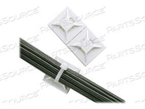 OEM#: SGABM20-A-CCABLE TIE MOUNTING PAD 4-WAY NATRL PK100 by Panduit
