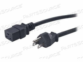 OEM#: AP9872ШНУР ПИТАНИЯ, 8,2 ФУТА, 15 А, 120 В, NEMA 5-15P TO IEC 320-C19, ЧЕРНЫЙ от APC / American Power Conversion