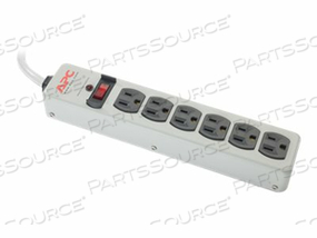 APC SURGEARREST ESSENTIAL - СЕТЕВОЙ ФИЛЬТР - AC 120 V - ВЫХОДНЫЕ РАЗЪЕМЫ: 6 - СЕРЫЙ