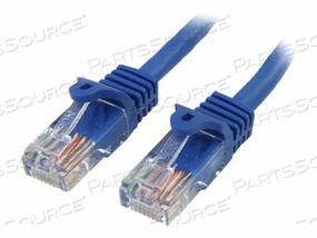 OEM#: RJ45PATCH1SNAGLESS CAT 5E UTP PATCH CABLE - PATCH CABLE - RJ-45 (M) TO RJ-45 (M) - 1 фут - UTP - CAT 5E - SNAGLESS - СИНИЙ от StarTech.com Ltd.