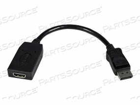 OEM#: DP2HDMIDISPLAYPORT TO HDMI ВИДЕОКОНВЕРТЕР - ВИДЕОАДАПТЕР - DISPLAYPORT / HDMI - HDMI TYPE A (F) TO DISPLAYPORT (M) - 9.4 IN - ЧЕРНЫЙ - ДЛЯ P/N: SV231DPUA, VS421DP, SV431DPUA, SV231DPU от StarTech.com Ltd.