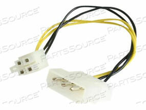 OEM#: LP4P4ADAPПРЕОБРАЗУЕТ РАЗЪЕМ LP4 FEMALE В РАЗЪЕМ P4 MALE - MOLEX TO 4 PIN ATX - MO от StarTech.com Ltd.