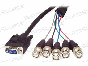 OEM#: VGABNC56 FT COAX HD15 VGA TO 5 BNC MONITOR CABLE - M/M - VGA CABLE - HD-15 (M) TO BNC (M) - 6 FT от StarTech.com Ltd.
