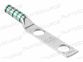 OEM#: LCC2-14B-QCU LUG LB 2HOLE 2AWG 1/4IN .75IN PK25 от Panduit