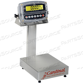 OEM#: EB-30-190НАСТОЛЬНЫЕ ВЕСЫ, ЭЛЕКТРОННЫЕ, 30 ФУНТОВ, НЕРЖАВЕЮЩАЯ СТАЛЬ, ИНДИКАТОР 190, ШЕСТИЦИФРОВОЙ, СЕМЬ СЕГМЕНТОВ, 1-ДЮЙМОВЫЙ ЖК-ДИСПЛЕЙ С ПОДСВЕТКОЙ от Detecto Scale / Cardinal Scale