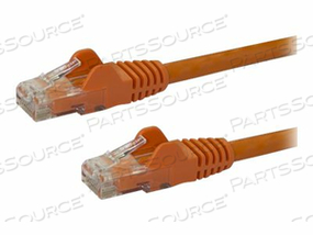 OEM#: N6PATCH4OR4 FT ORANGE CAT6 / CAT 6 SNAGLESS ETHERNET PATCH CABLE 4FT - PATCH CABLE - RJ-45 (M) TO RJ-45 (M) - 4 FT - UTP - CAT 6 - MOLDED, SNAGLESS - ORANGE от StarTech.com Ltd.