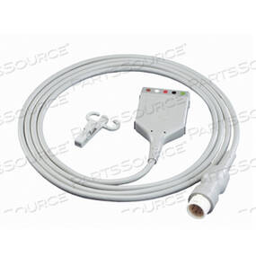 Заменяет Philips Healthcare 989803104351PHILIPS СОВМЕСТИМЫЙ МАГИСТРАЛЬНЫЙ КАБЕЛЬ ЭКГ 5 ОТВЕДЕНИЙ