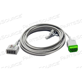 4-футовый 3/5-канальный ЭКГ-провод с несколькими отведениями