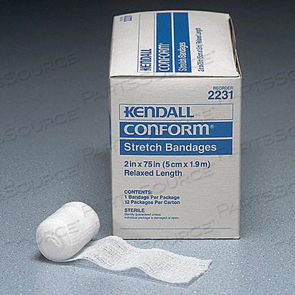 OEM#: K2CB019231ЭЛАСТИЧНЫЙ БИНТ ХЛОПОК/ПОЛИЭСТЕР PK12 от Kendall - Covidien