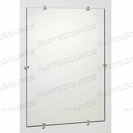 OEM#: G2436GFБЕЗРАМНОЕ ЗЕРКАЛЬНОЕ СТЕКЛО 24X36X1/4 ДЮЙМА от See All Industries