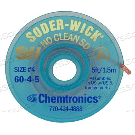 OEM#: SW16045SODER-WICK NO CLEAN от Chemtronics
