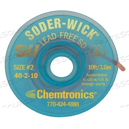 OEM#: 40-2-10SODER-WICK LEAD-FREE от Chemtronics