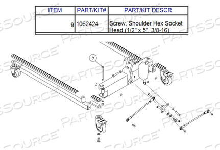 OEM#: 10624240.5 X 5 ВИНТ С ШЕСТИГРАННОЙ ГОЛОВКОЙ И ТОРЦЕВЫМ ОТВЕРСТИЕМ ОТ БУХТЫЛКИ от Invacare Corporation