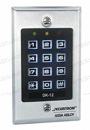 OEM#: DK-12ЦИФРОВАЯ КЛАВИАТУРА ДОСТУПА 99 КОД ПОЛЬЗОВАТЕЛЯ от Securitron