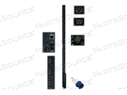 PDU 3-ФАЗНЫЙ ПЕРЕКЛЮЧАЕМЫЙ 208В 12.6КВТ IEC-309 21 C13, 3 C19 0URM