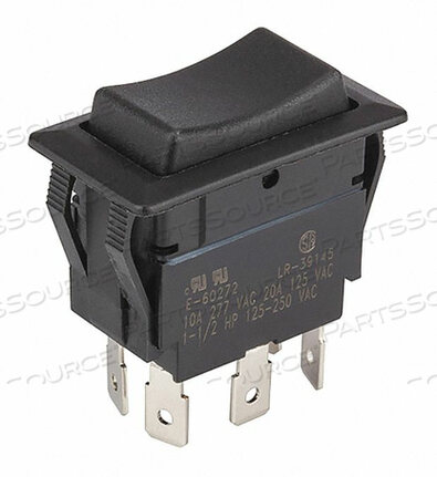 OEM#: 77060RQROCKER SWITCH MAINTAINED DPDT ON-OFF-ON от NSi Industries