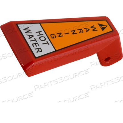 OEM#: 2861-0003HANDLE, FAUCET(LIFT, HOT, RED) by Bunn