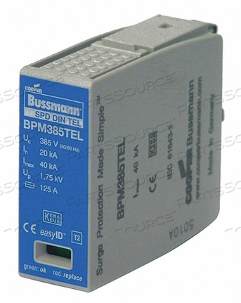 OEM#: BPMA150D200LVМОДУЛЬ РЕПЛЕКТАЦИИ НИЗКОГО НАПРЯЖЕНИЯ 150AC/200DC SPD от Cooper Bussmann
