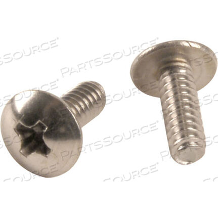 Replaces Hobart Corporation SC-122-83SCREW, 6/32THD X 3/8, S/S, 2-PK