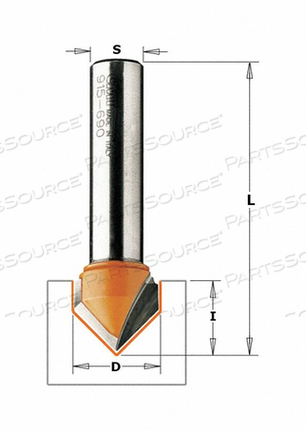 OEM#: 815.690.11Фреза с V-образным профилем 3/4 от CMT