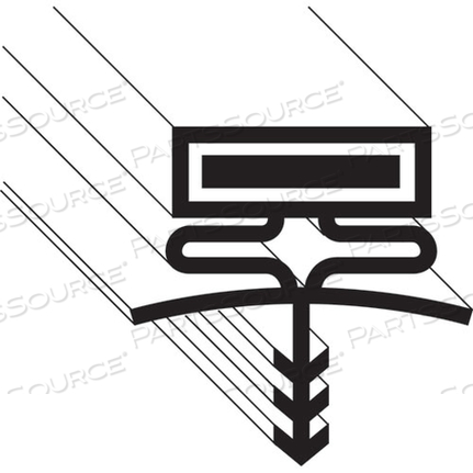 Заменяет BALLY REFRIGERATED BOXES 54117ПРОКЛАДКА, ДВЕРЬ, 37-3/8 X 77-1/2