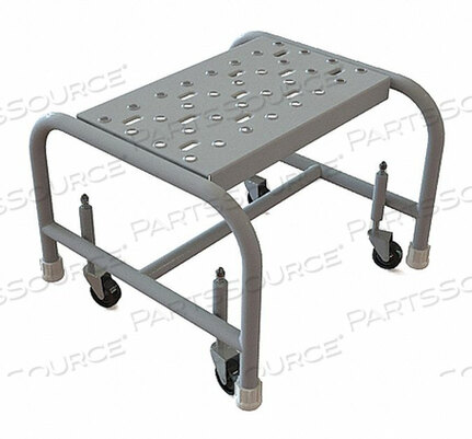 OEM#: WLSR001166PERFORATED 16W 1 STEP STEEL ROLLING LADDER 10D TOP STEP by Tri-Arc