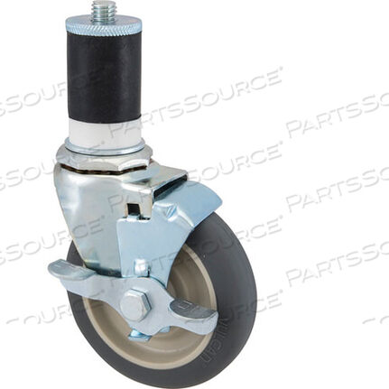 Заменяет AllPoints Foodservice 262393SWIVEL STM CASTR W/BRK 4 W 1-5/8 OD TUBING