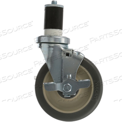 Заменяет AllPoints Foodservice 262411SWIVEL STM CASTR W/BRK 5 W 1-5/8 OD TUBING